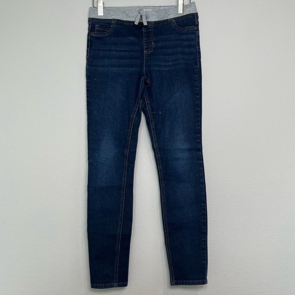 Wonder Nation Girls Skinny Jeans Jeggings Size XL 14-16 Dark wash comfort waist